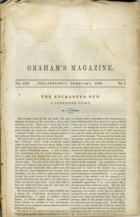 Item #20257 Asher Durand portrait of Macbeth, in Graham's Magazine, February 1843. Americana,...
