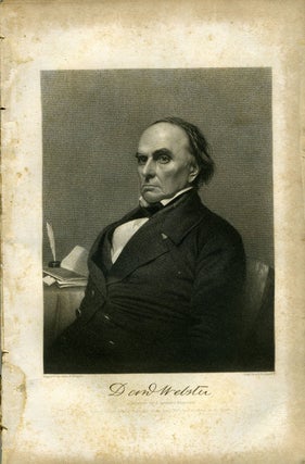 Item #20258 Portrait of Daniel Webster, in The American Whig Review, December 1852. Americana