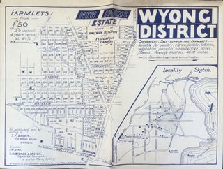 Item #20265 Wyong District, New Farms Estate. Land subdivision poster