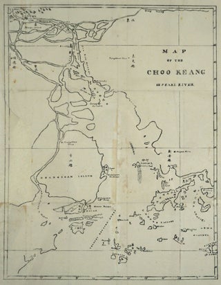 Item #20286 Map of the Choo Keang or Pearl River, sold with the volume of The Chinese Repository...