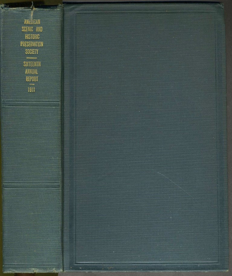 Item #20360 Sixteenth Annual Report, 1911, of the American Scenic and Historic Preservation Society. New York City, Central Park.