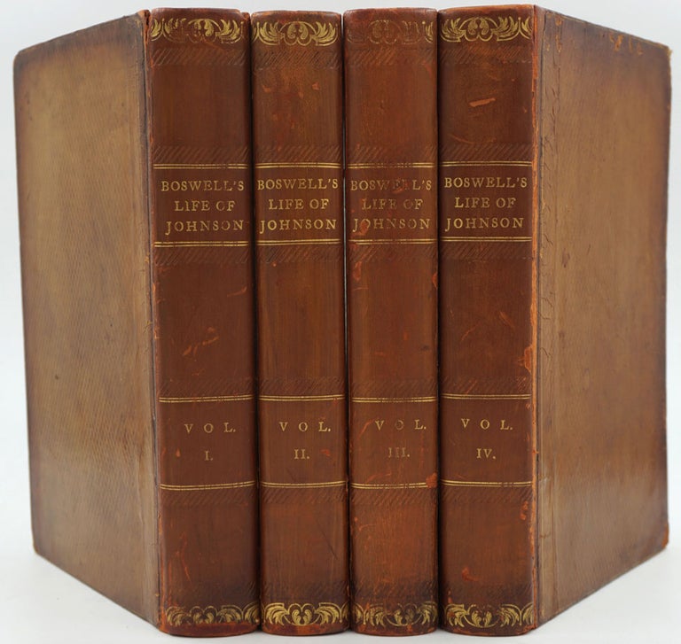 Item #20456 The Life Of Samuel Johnson, LL.D. Comprehending An Account Of His Studies, And Numerous Works, In Chronological Order; A Series Of His Epistolary Correspondence and Conversations with Many Eminent Persons. James Boswell.