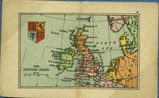 Item #20534 British Isles Map from the Smallest Atlas Ever Published. Edward Stanford