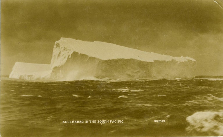 Item #20539 [Postcard] An Iceberg in the South Pacific. H. W. Flatt, England, Ilford.