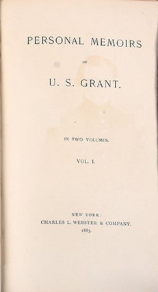 Personal Memoirs of U.S. Grant.
