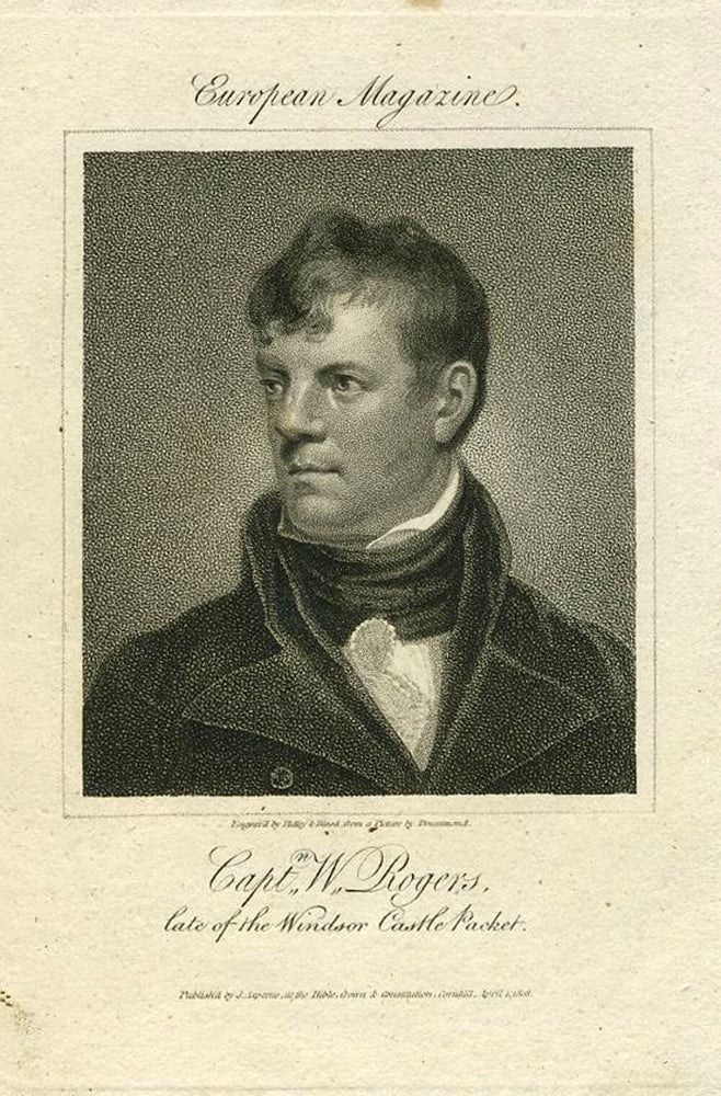 Item #20657 Captn. W. Rogers, late of the Windsor Castle packet. Samuel Drummond.