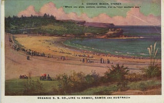 Item #20705 Coogee Beach, Sydney. "Where you glide, content, carefree, o'er summer southern sea"...