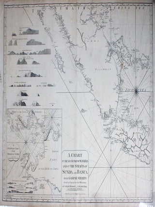 Item #20721 A Chart of the South Part of Sumatra and of the Straits of Sunda and Banca. With...