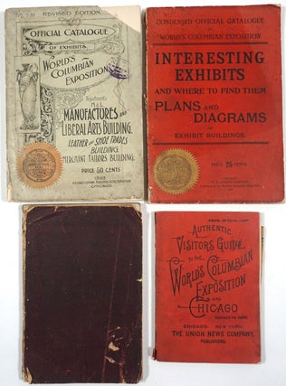 Item #20782 Four 1893 World's Columbian Exposition souvenir guide books. Expositions