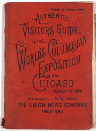Four 1893 World's Columbian Exposition souvenir guide books.