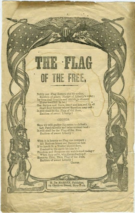 Item #20838 The Flag of the Free. Civil War, Harrison Millard