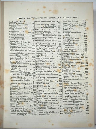 Ether Controversy in Littell's Living Age.