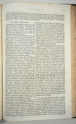 Ether Controversy in Littell's Living Age.