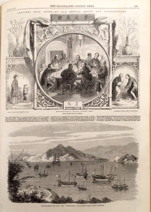 Five volumes of this influential and popular illustrated newspaper, with important content and many fine wood block engravings of China, Hong Kong, India and the US.