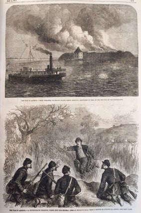 The American Civil War as illustrated in The Illustrated London News, in the year 1861.