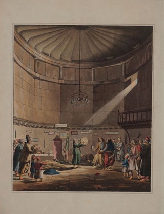 Dance of the Dervishes, from 'Views in Greece'. Aquatint.