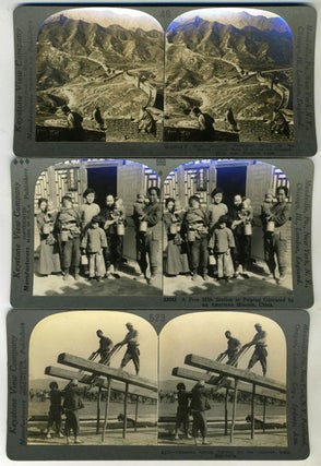 Item #21116 49 Chinese Stereoscopic views, mostly by Keystone. China, Photography