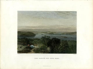Item #21180 Port Jackson, New South Wales. Colored engraving. S. Prout, Samuel