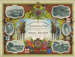 Four invitations celebrating the Opening of Parliament of the Commonwealth of Australia, some designed by prominent Australian artists; 'Opening of the Parliament of the Commonwealth by his Royal Highness The Duke of Cornwall and York'.