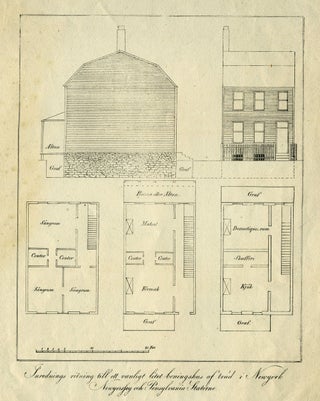 Item #21287 New York Architectural Rendering, Residential Building. Lithograph