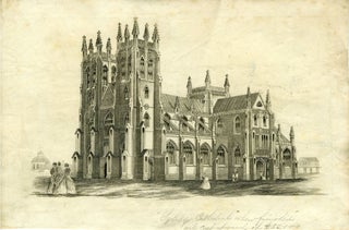 Item #21352 Proof view of St. Andrew's Cathedral, with pencil annotation "Sydney Cathedral when...