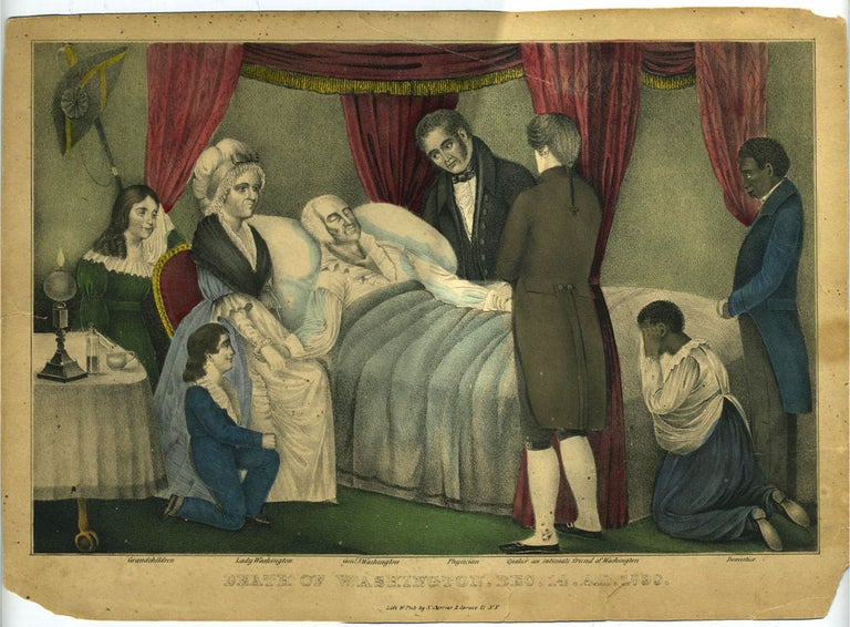 Item #21364 Death of Washington. Dec. 14. A. D. 1799. Americana, Nathaniel Currier.