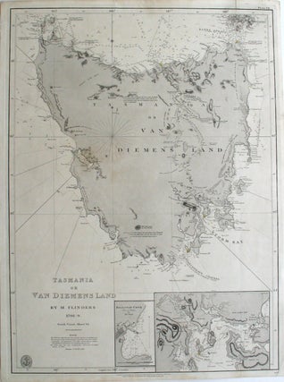 Item #21446 Tasmania or Van Diemens Land by M. Flinders 1798-9. South Coast, Sheet VI. M....