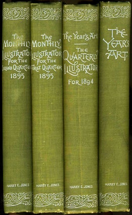 Item #21481 The Year's Art As Recorded In The Quarterly Illustrator ... Vols I - IV, 1893 - first...