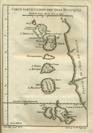 Item #21537 Carte Particuliere des Isles Moluques. Moluccas Islands, Nicolas Bellin