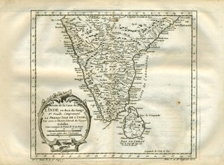 Item #21540 Suite de la Carte de l'Inde en deca du Gange, IIe Feuille comprenant la Presqu'isle...