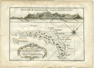 Item #21546 Carte Particuliere de l'Isle de Juan Fernandes. South Pacific: Robinson Crusoe,...
