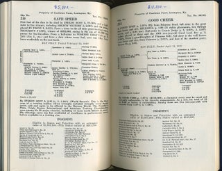Tattersalls Standardbred Yearlings of 1968, Annual Sale September - October. AUCTION catalogue.