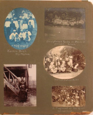 Item #21630 Burma as a province of British India: 1905 photographic album and correspondence of...