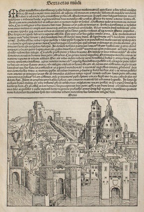 Item #21642 Metz, France in the Liber chronicarum- Nuremberg Chronicle, an individual page from...
