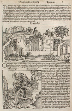 Item #21679 Liber chronicarum- Nuremberg Chronicle, an individual page from the Chronicle...