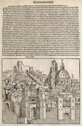Item #21683 Liber chronicarum- Nuremberg Chronicle, an individual page from the Chronicle...