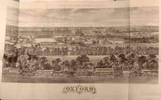 Item #21726 Large folding panorama of Oxford; also colonial India, China and Ireland as...