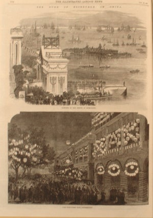 Large folding panorama of Oxford; also colonial India, China and Ireland as illustrated in the Illustrated London News, January to June 1870.