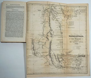 "Western Australia from the latest documents received by the Colonial Office, 1832"; map in the complete volume for the Journal of the Royal Geographical Society of London, 1832.