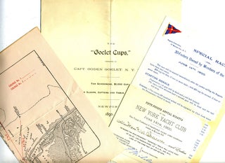 Item #21882 A Collection of American Yachting Papers dating from 1890 to 1903, mainly for the New...