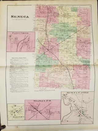 Atlas of Ontario County New York From Actual Surveys By and Under the Direction on Beach Nichols.