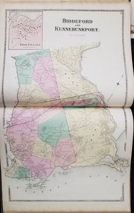 Atlas of York Co. Maine. From actual Surveys, drawn and published by Sanford Everts & Co.