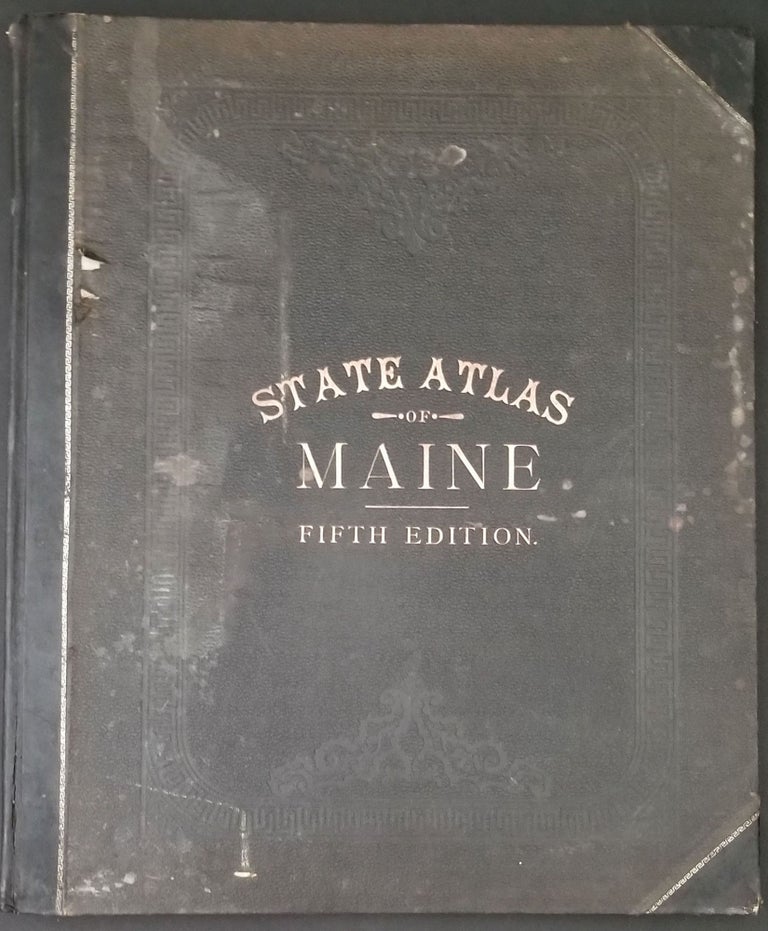 Item #21928 Colby's Atlas of the State of Maine. Including Statistics and Descriptions of it History, Educational System, Geology, Railroads, Natural Resources, Summer Resorts and Manufacturing Interests.