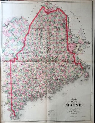 Colby's Atlas of the State of Maine. Including Statistics and Descriptions of it History, Educational System, Geology, Railroads, Natural Resources, Summer Resorts and Manufacturing Interests.