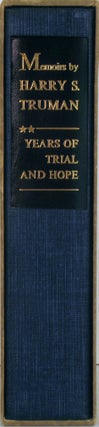 Years of Trial and Hope 1946 - 1952. Memoirs by Harry S. Truman. Volume Two.