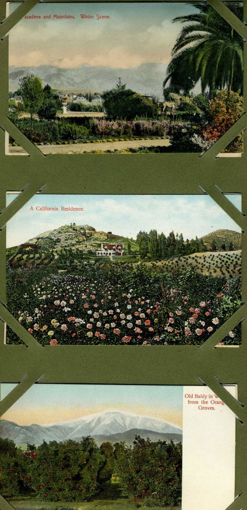 Item #21962 6 Unused Color Postcards, Pasadena California. Pasadena, Postcards.