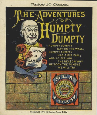 Item #22053 The Adventures of Humpty Dumpty. Advertising booklet for Sea Foam baking powder