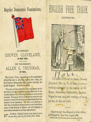 Item #22054 Regular Democratic Nominations: Grover Cleveland for President, for Vice President,...