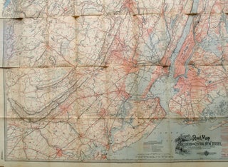 Item #22133 Kobbe's Large Scale Road Map of Northern and Central New Jersey, with the Long...
