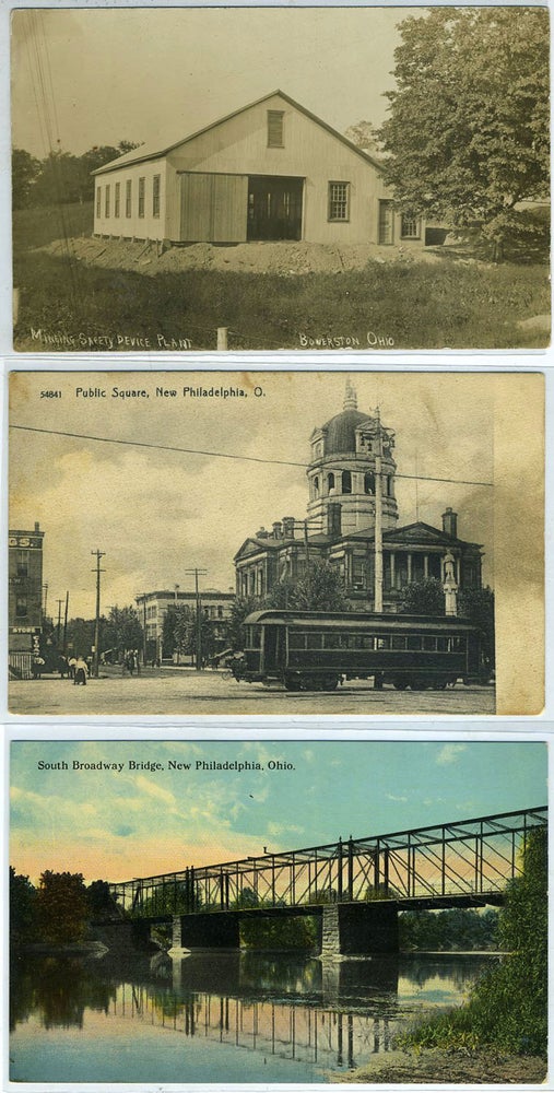 Item #22207 Collection of 10 post cards, New Philadelphia, Ohio.